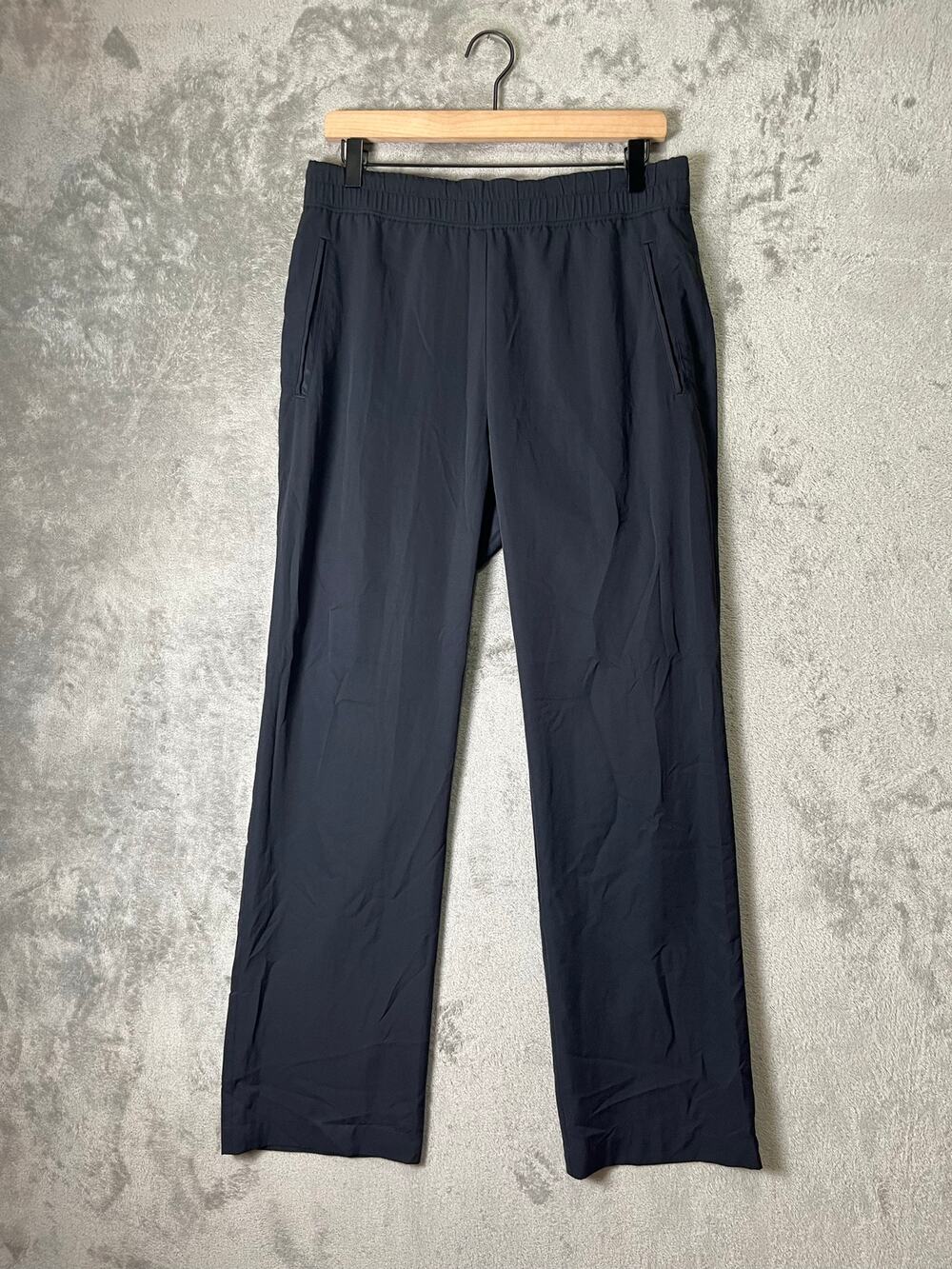 James Perse Los Angeles Black Pull On Straight Leg Lounge Pants Minimalist Med